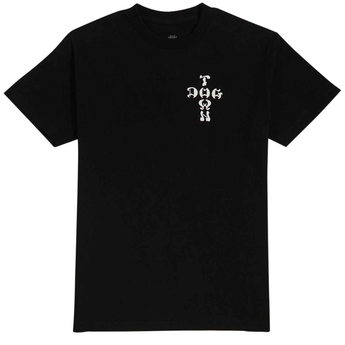 Dogtown Cross Logo Santa Monica T-Shirt - Black/White image 2