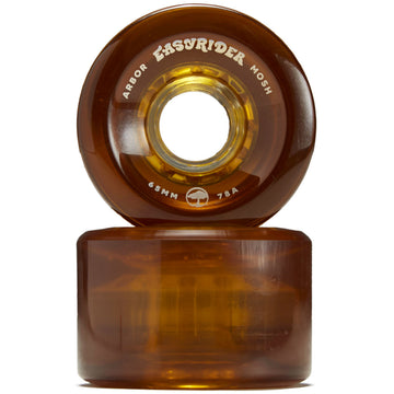 Arbor Mosh 78a Longboard Wheels - Amber - 65mm