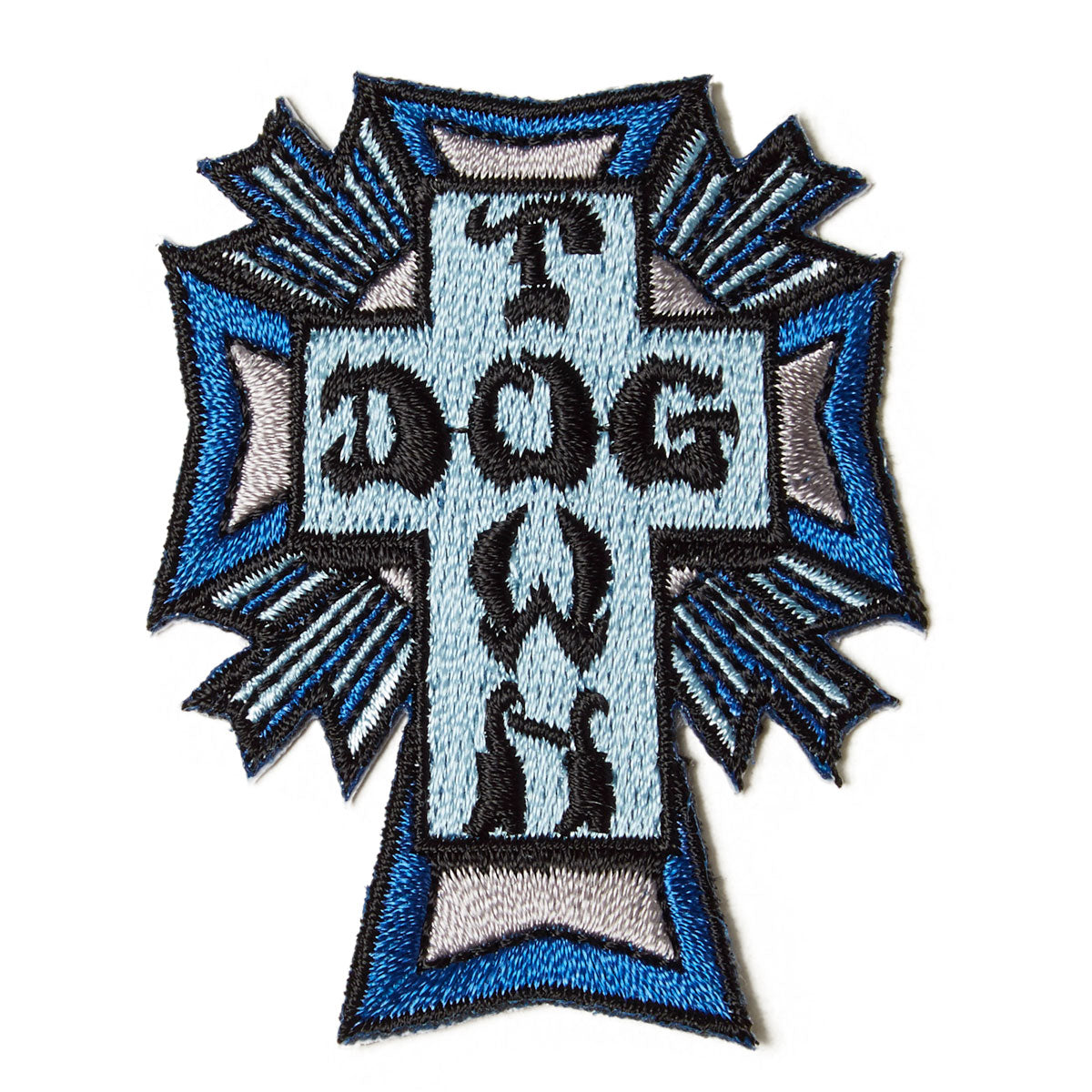 Dogtown Cross Logo Color Patch - Blue - 2.50