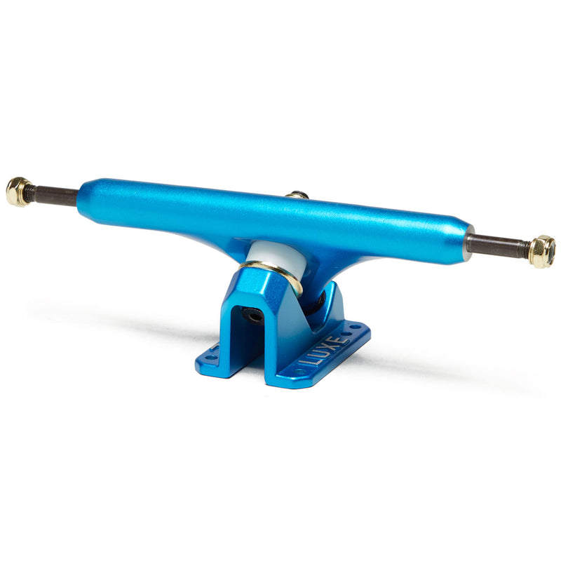 Luxe Lite 180mm Hollow Kingpin Longboard Trucks - Satin Blue