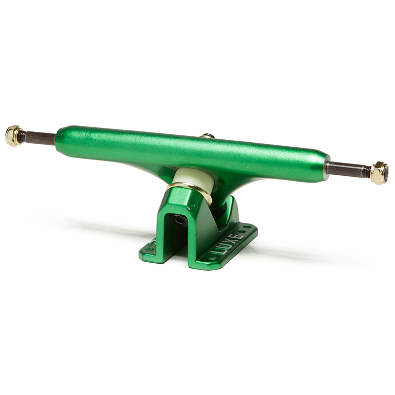 Luxe Lite 180mm Hollow Kingpin Longboard Trucks - Satin Green