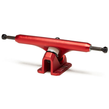 Luxe Lite 180mm Hollow Kingpin Longboard Trucks - Satin Red