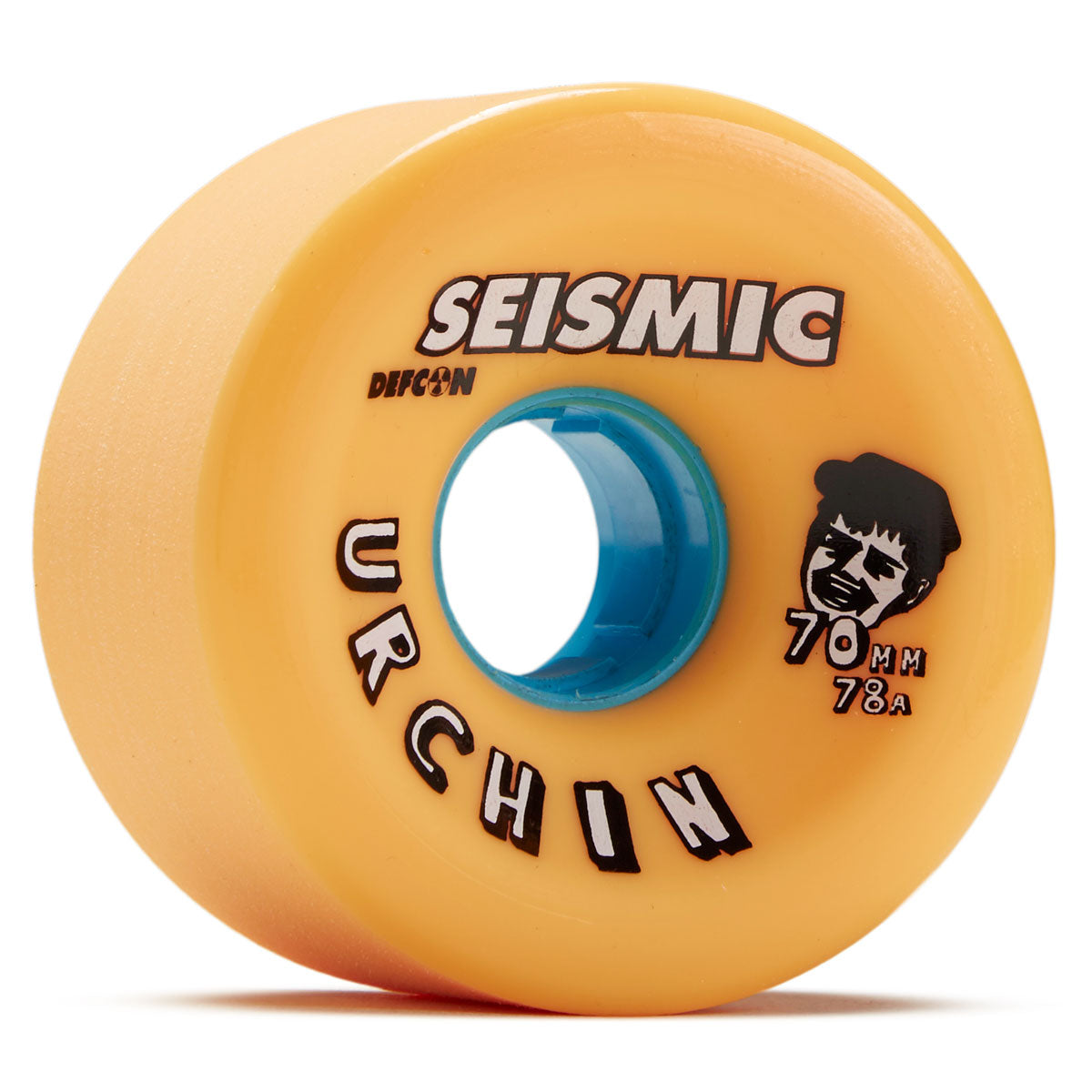 Seismic Urchin 78.5a Longboard Wheels - Mango - 70mm image 1