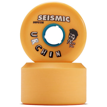 Seismic Urchin 78.5a Longboard Wheels - Mango - 70mm