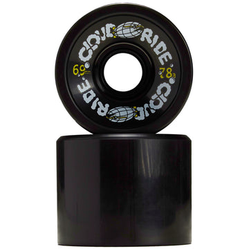 Cloud Ride Cruiser 78a Longboard Wheels - Black - 69mm