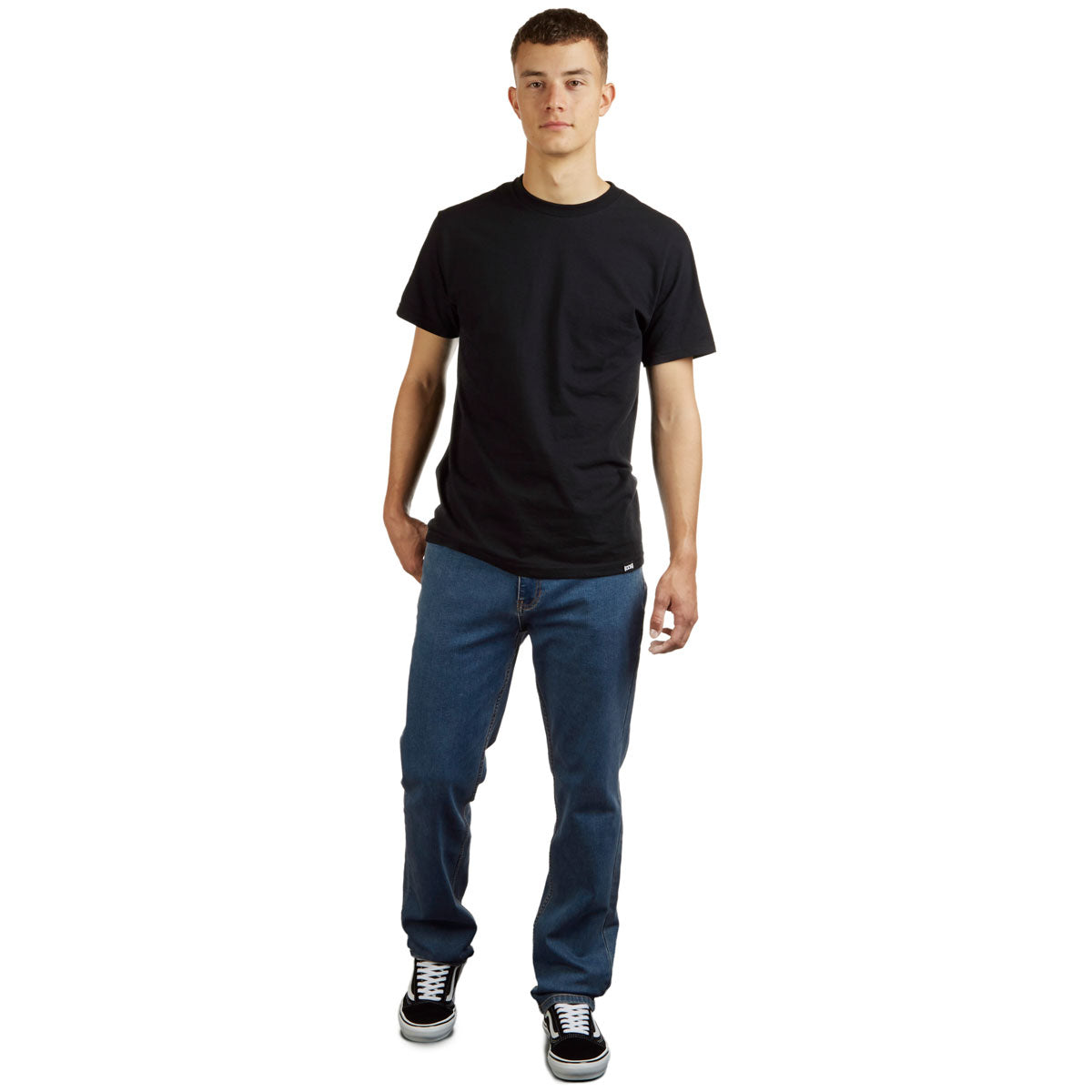 CCS Standard Plus Relaxed Denim Jeans - New Rinse image 2