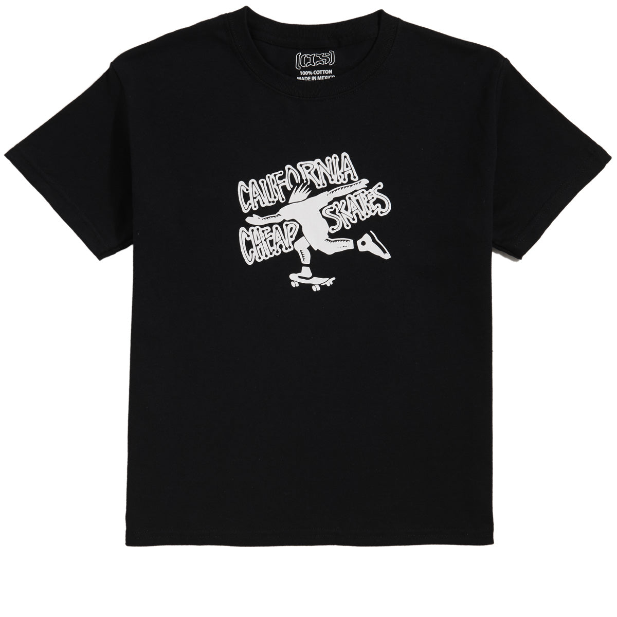 CCS Youth Cheap Skates T-Shirt - Black/Glow image 1