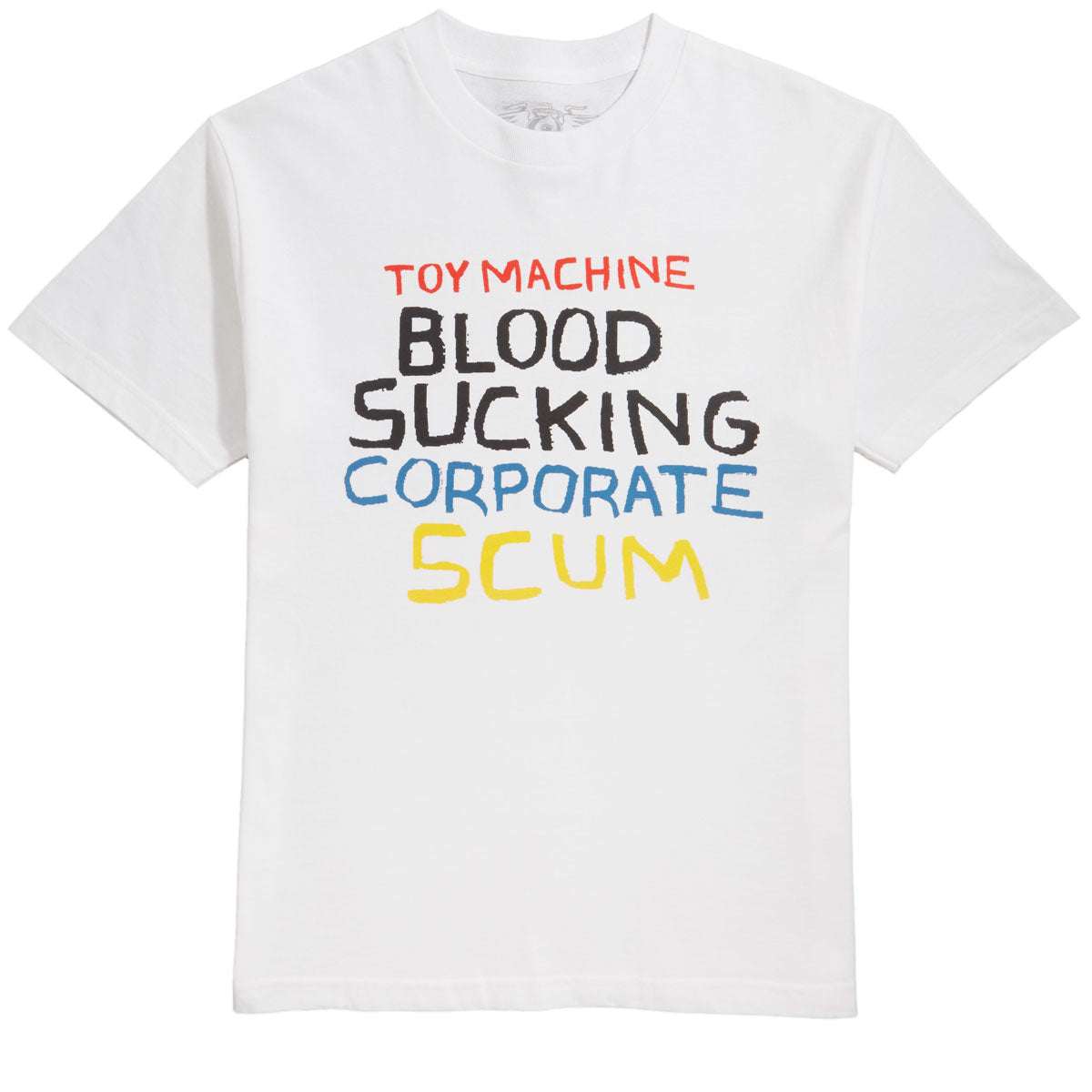 Toy Machine Bloodsucking Scum T-Shirt - White image 1