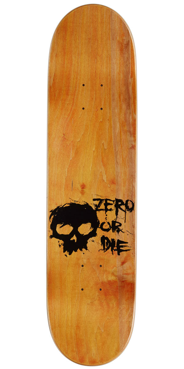 Zero Blood Text Skateboard Deck - 8.00