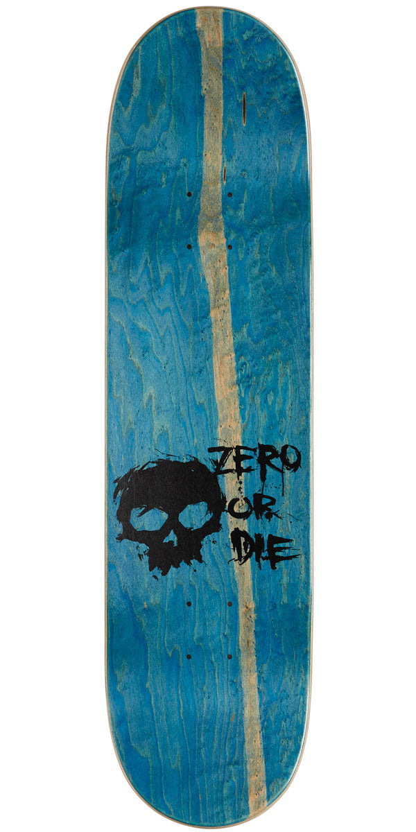 Zero Blood Text Skateboard Deck - 8.25