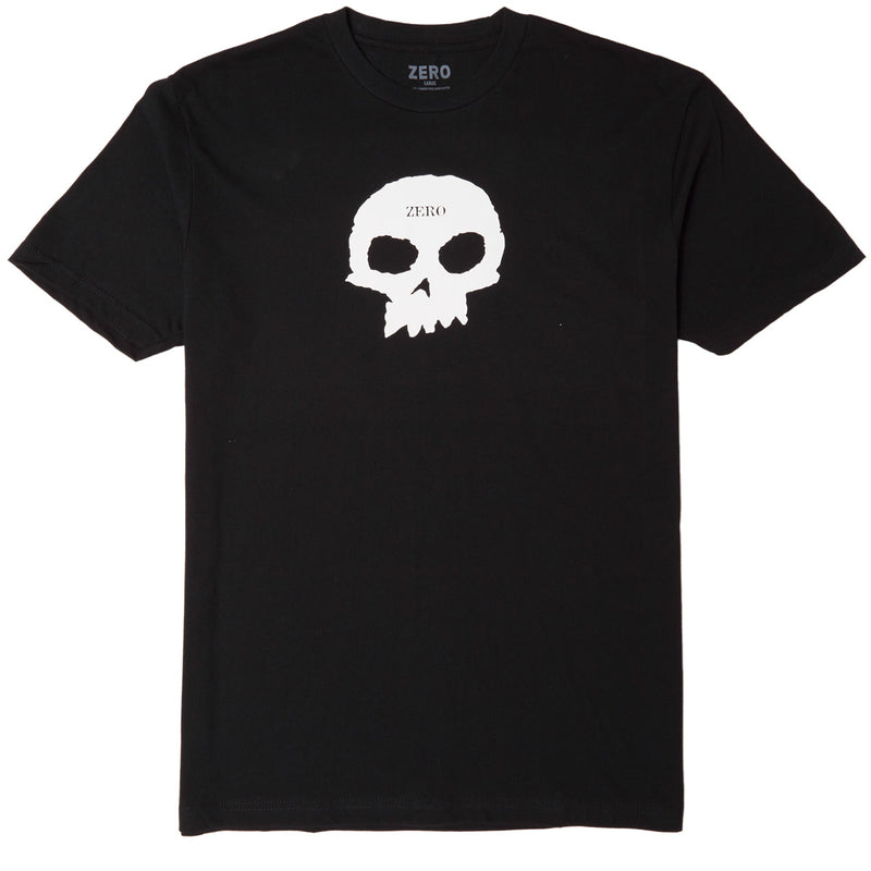 Zero Single Skull T-Shirt - Black