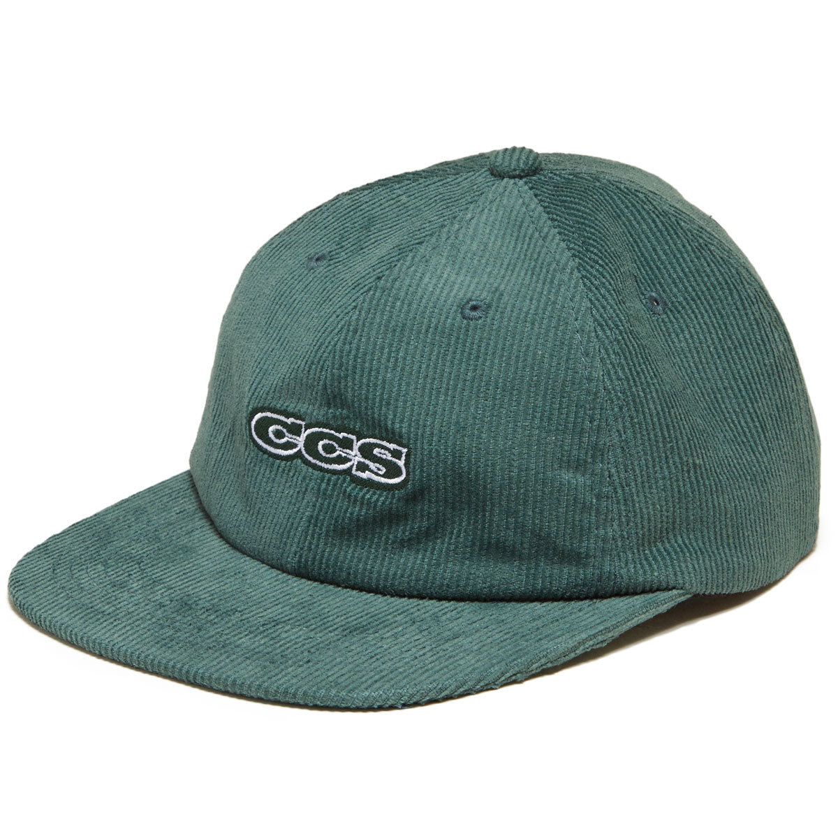 CCS 96 Logo Cord Snapback Hat - Dark Green image 1