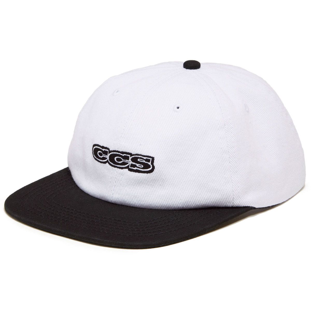 CCS 96 Logo Denim Snapback Hat - White image 1