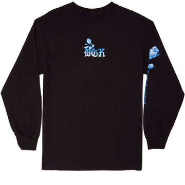 DGK Lo-Side Long Sleeve T-Shirt - Black