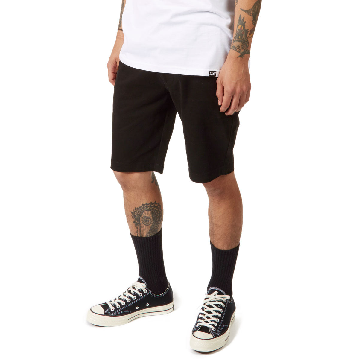 CCS Standard Plus Chino Shorts - Black image 3