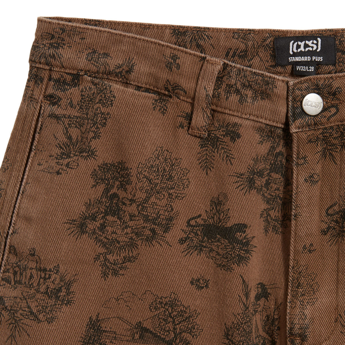 CCS Original Relaxed Toile Chino Pants - Brown Root image 5