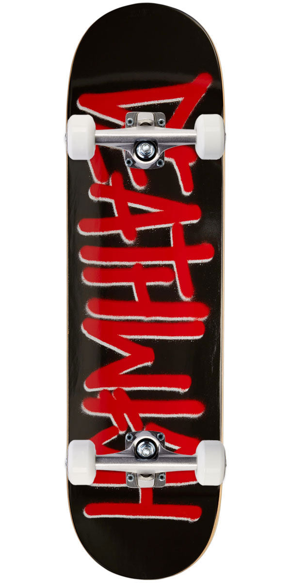 Deathwish Deathspray Skateboard Complete - Black/Red - 8.50
