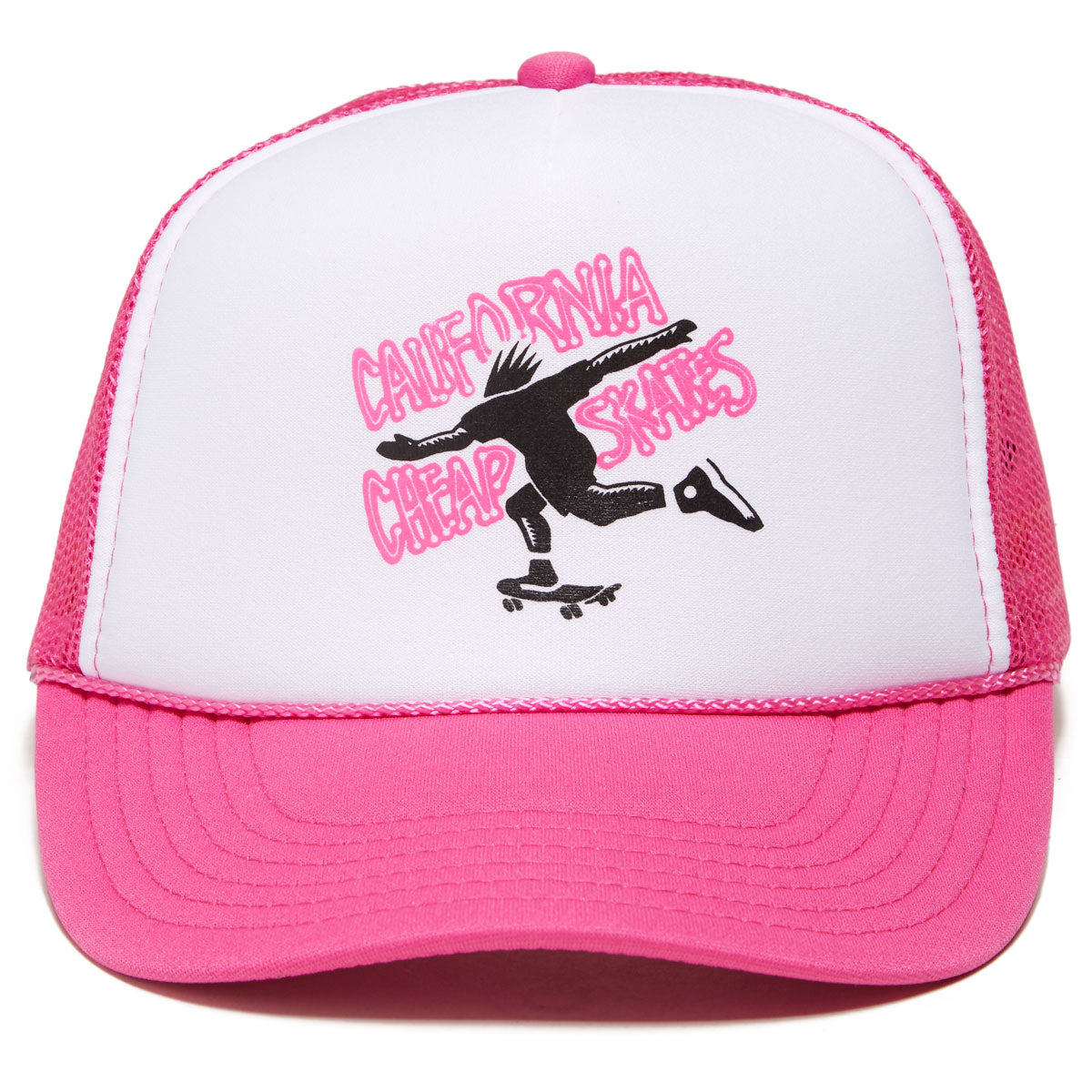 CCS Cheapskates Mesh Trucker Hat - Hot Pink/White/Black image 3