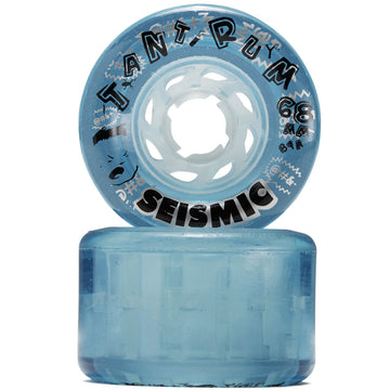 Seismic Tantrum 81a Longboard Wheels - Clear Blue - 68mm
