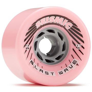 Seismic Blast Wave 77a Longboard Wheels - Bubblegum - 78mm