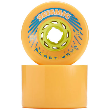 Seismic Blast Wave 78.5a Longboard Wheels - Mango - 78mm