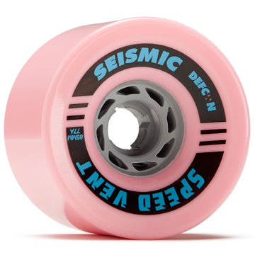 Seismic Speed Vent 77a Longboard Wheels - Bubblegum - 85mm