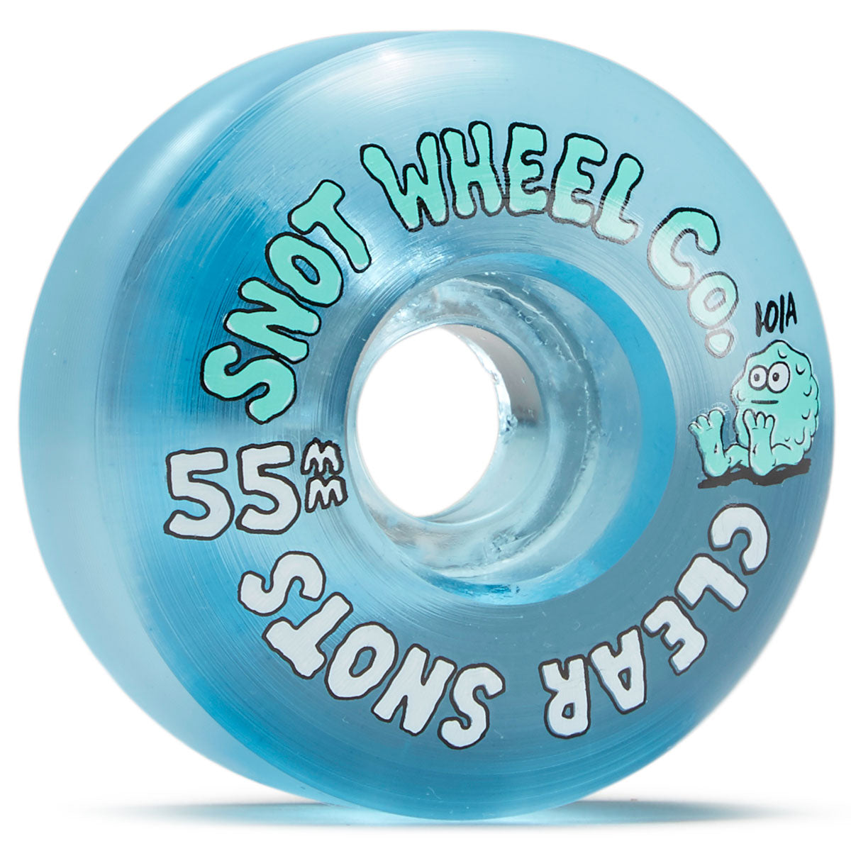Snot 101a Skateboard Wheels - Clear Blue - 55mm image 1