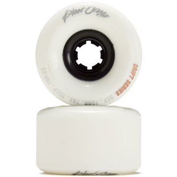 Blood Orange Drift 78a Longboard Wheels - White - 70mm