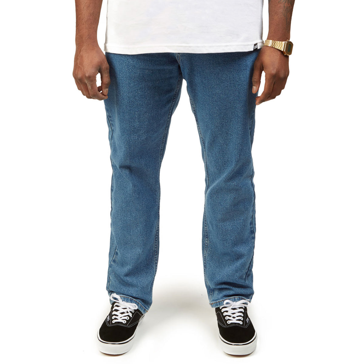 CCS 12oz Stretch Relaxed Denim Jeans - 12oz Rinse image 1