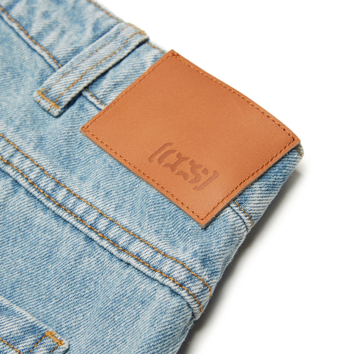 CCS Baggy Taper Denim Jeans - Light Wash image 9