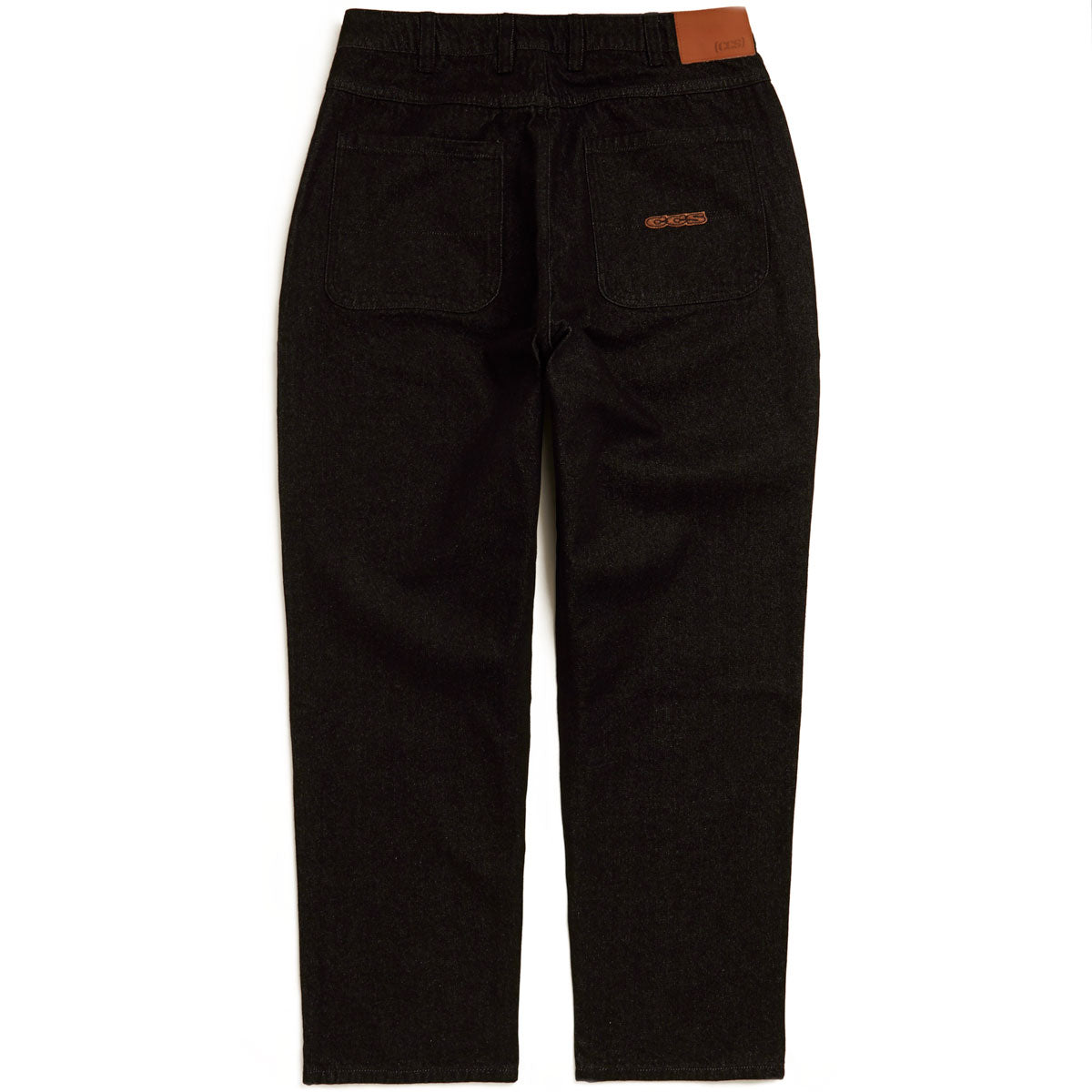 CCS Baggy Taper Denim Jeans - Black image 6