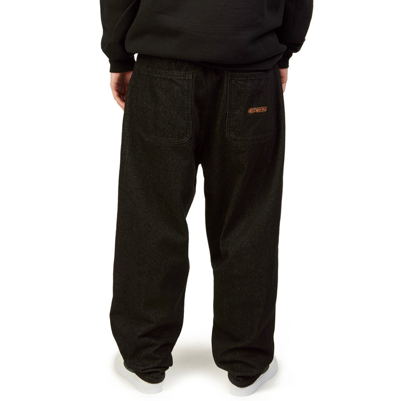CCS Baggy Taper Denim Jeans - Black
