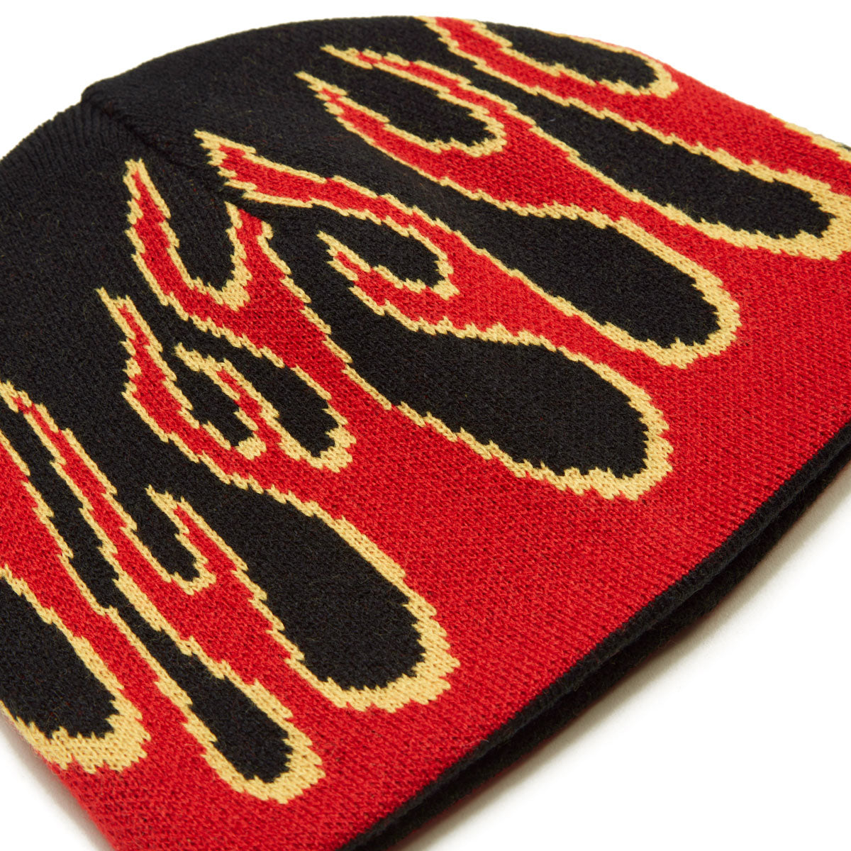 CCS Flames Reversible Skully Beanie - Black/Red image 4