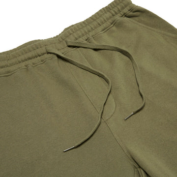 CCS Logo Rubber Patch Sweat Shorts - Army Green