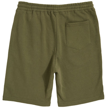 CCS Logo Rubber Patch Sweat Shorts - Army Green