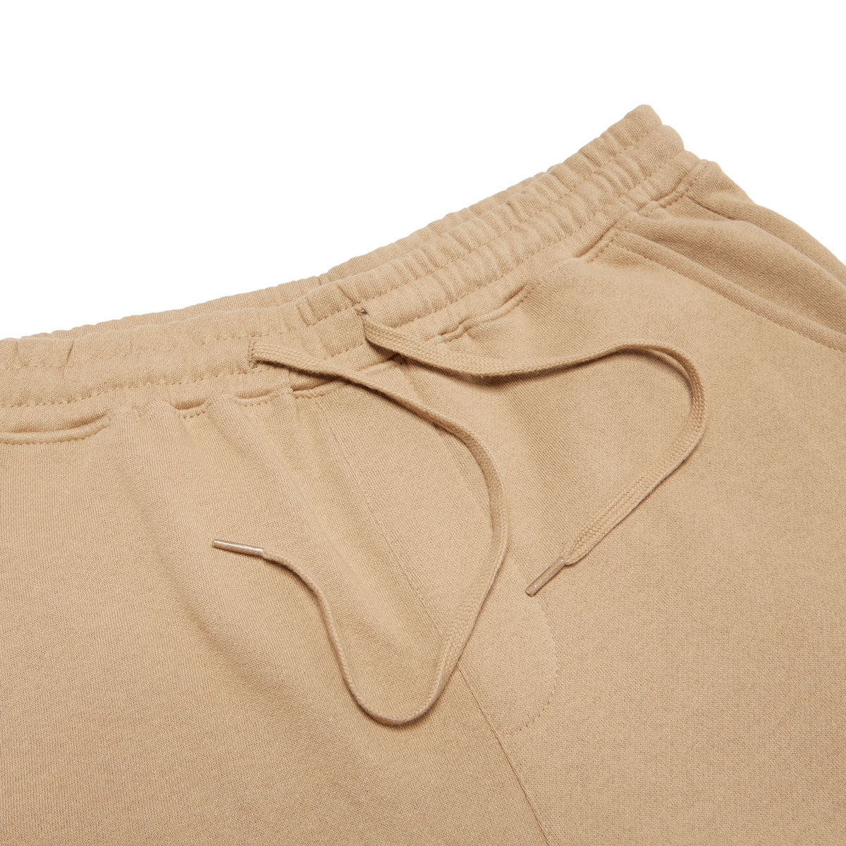 CCS Logo Rubber Patch Sweat Shorts - Khaki image 3