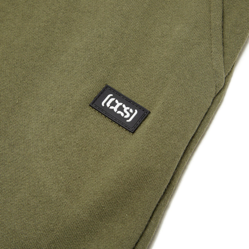 CCS Logo Rubber Patch Sweatpants - Army Green