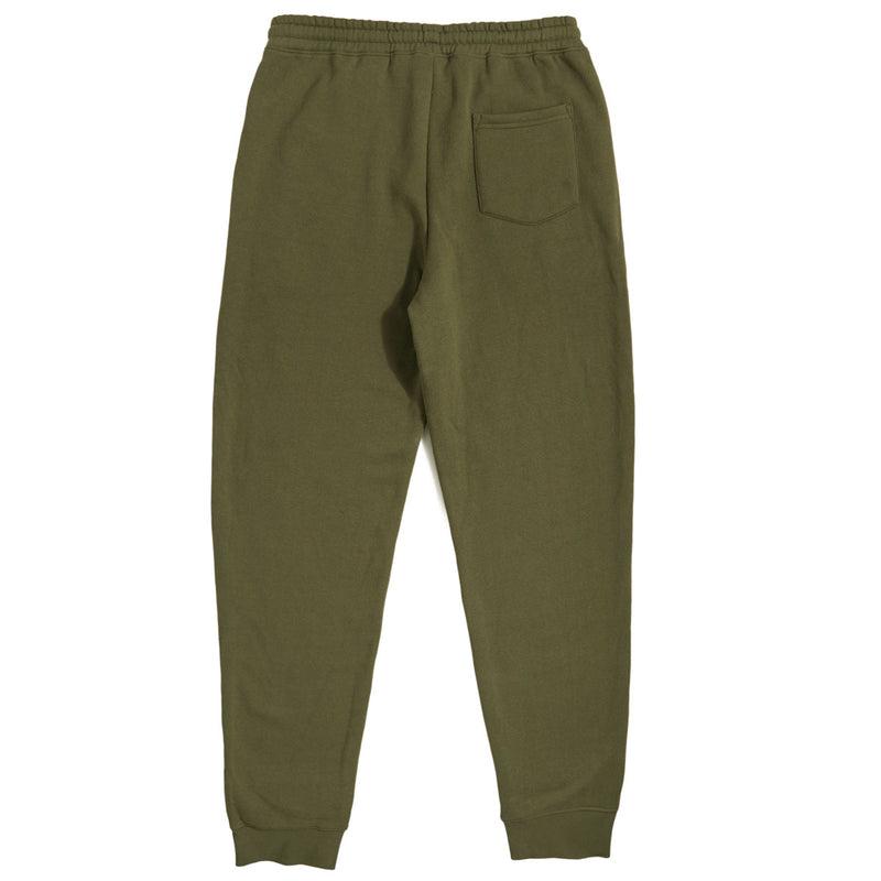 CCS Logo Rubber Patch Sweatpants - Army Green