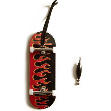 CCS Flames Fingerboard - Black/Red