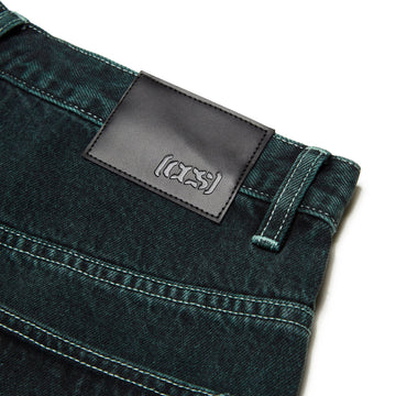 CCS Hammer Loop Jean Shorts - Acid Green