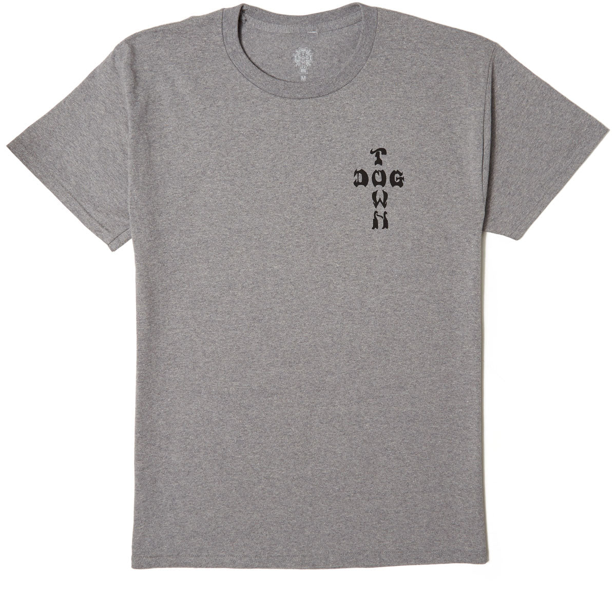 Dogtown Cross Logo T-Shirt - Oxford Grey/Black image 2