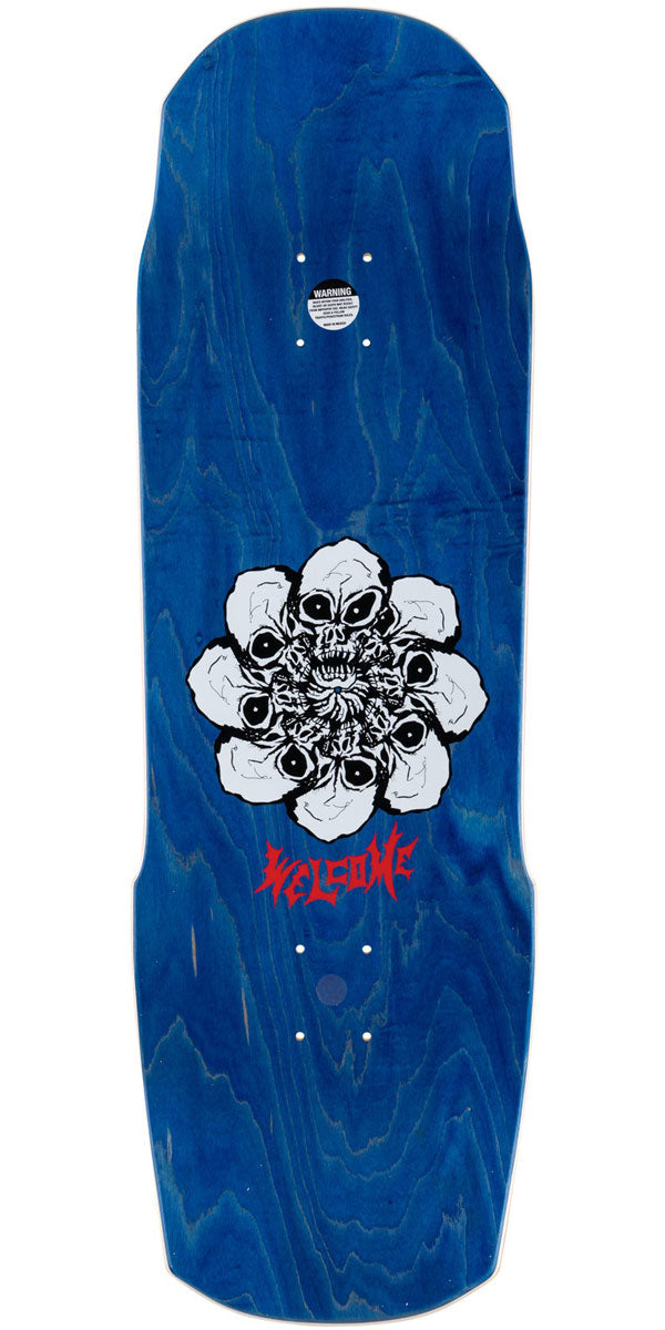 Welcome Crazy Tony On A Totem 2.0 Skateboard Deck - Neon Yellow - 10.00