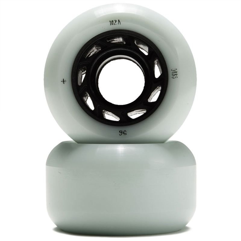 Welcome Orbs Ghost Lites 101a Skateboard Wheels - Light Blue/Black - 56mm