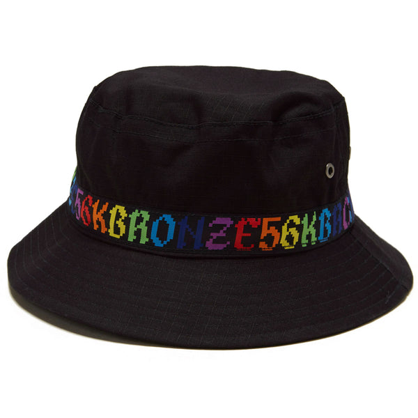 Bronze 56k Old E Bucket Hat - Black