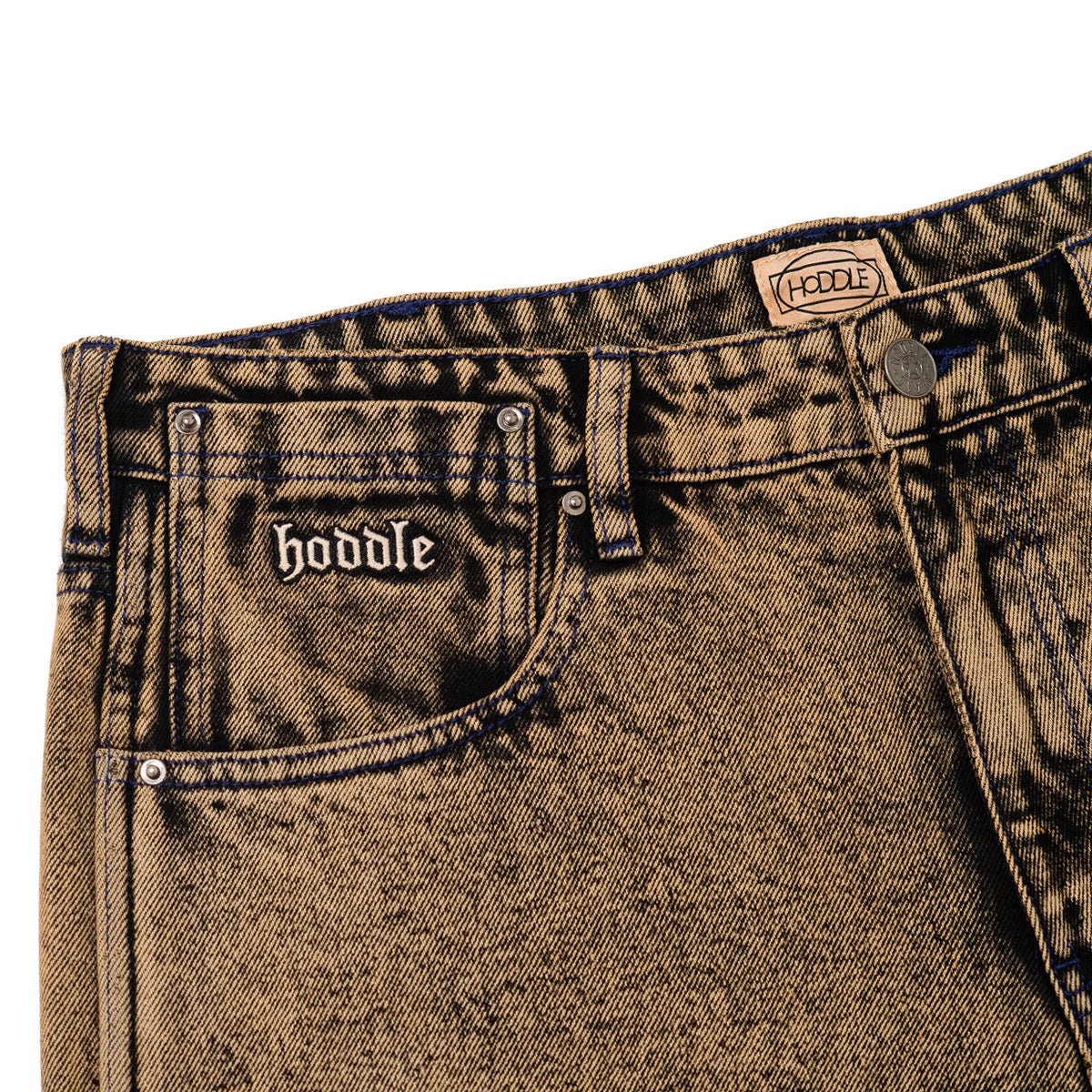 Hoddle 12oz Denim Ranger Jeans - Brown Acid Wash – CCS