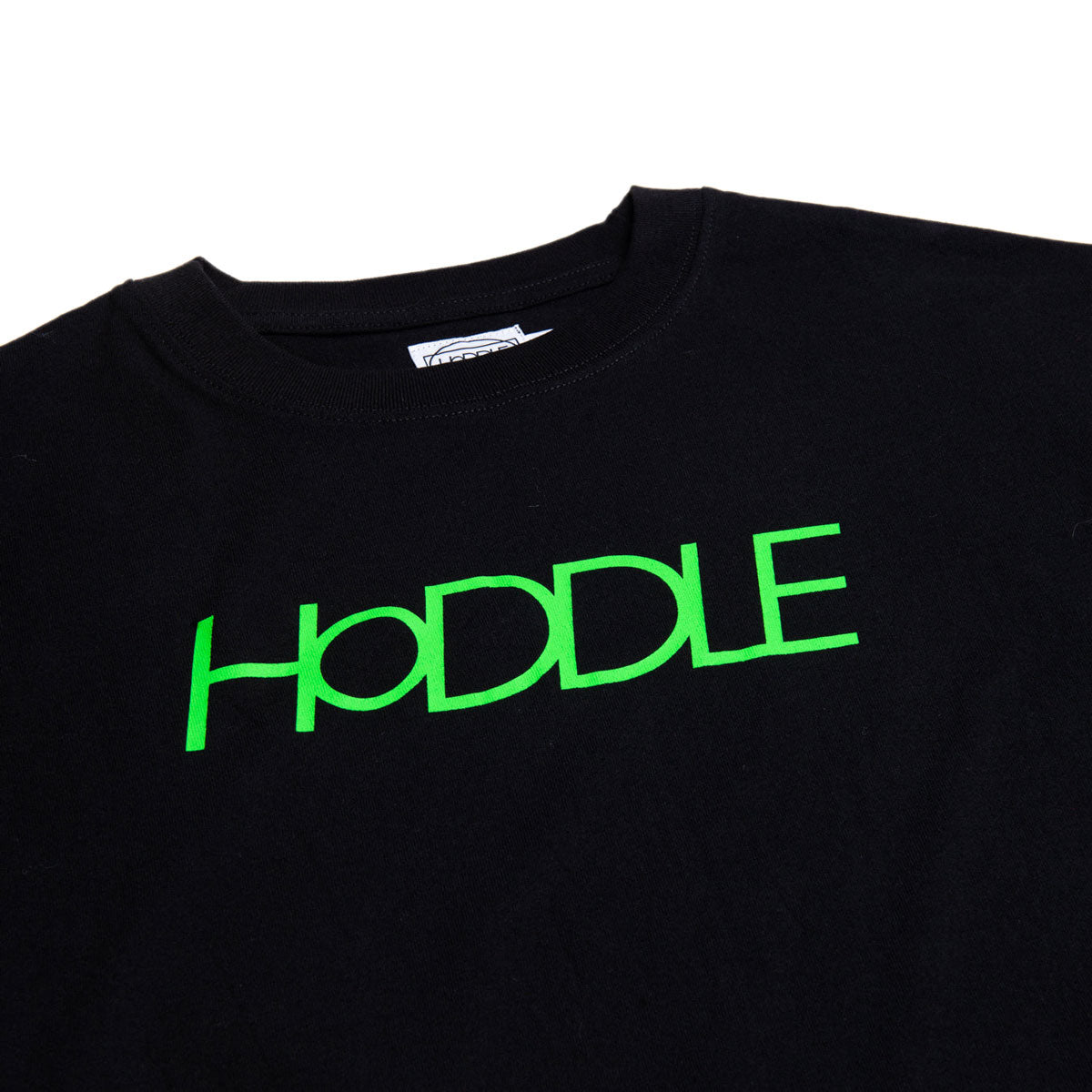 Hoddle Logo T-Shirt - Black/Green image 2