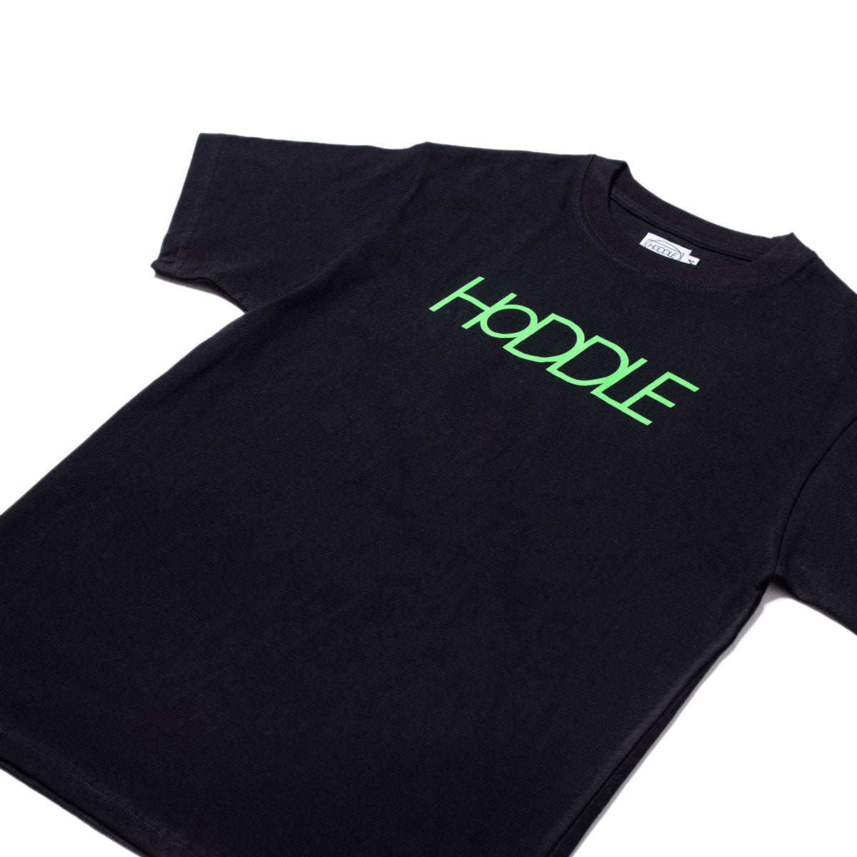 Hoddle Logo T-Shirt - Black/Green image 3