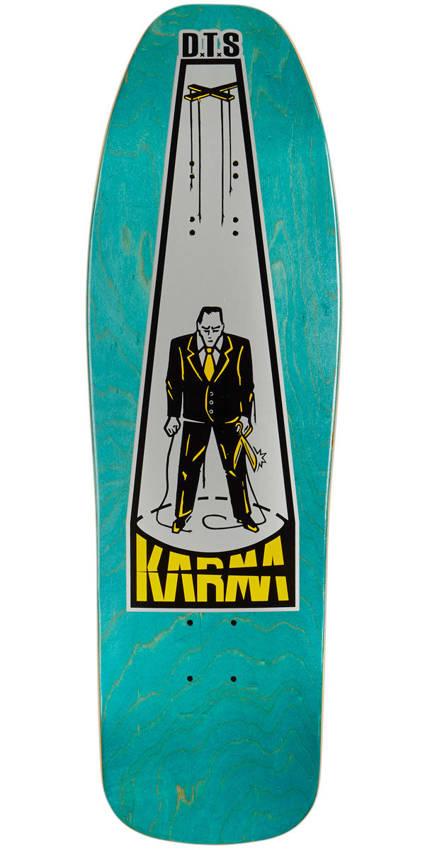 Dogtown Karma Tsocheff Puppet Reissue Skateboard Deck - Assorted Stains - 9.625