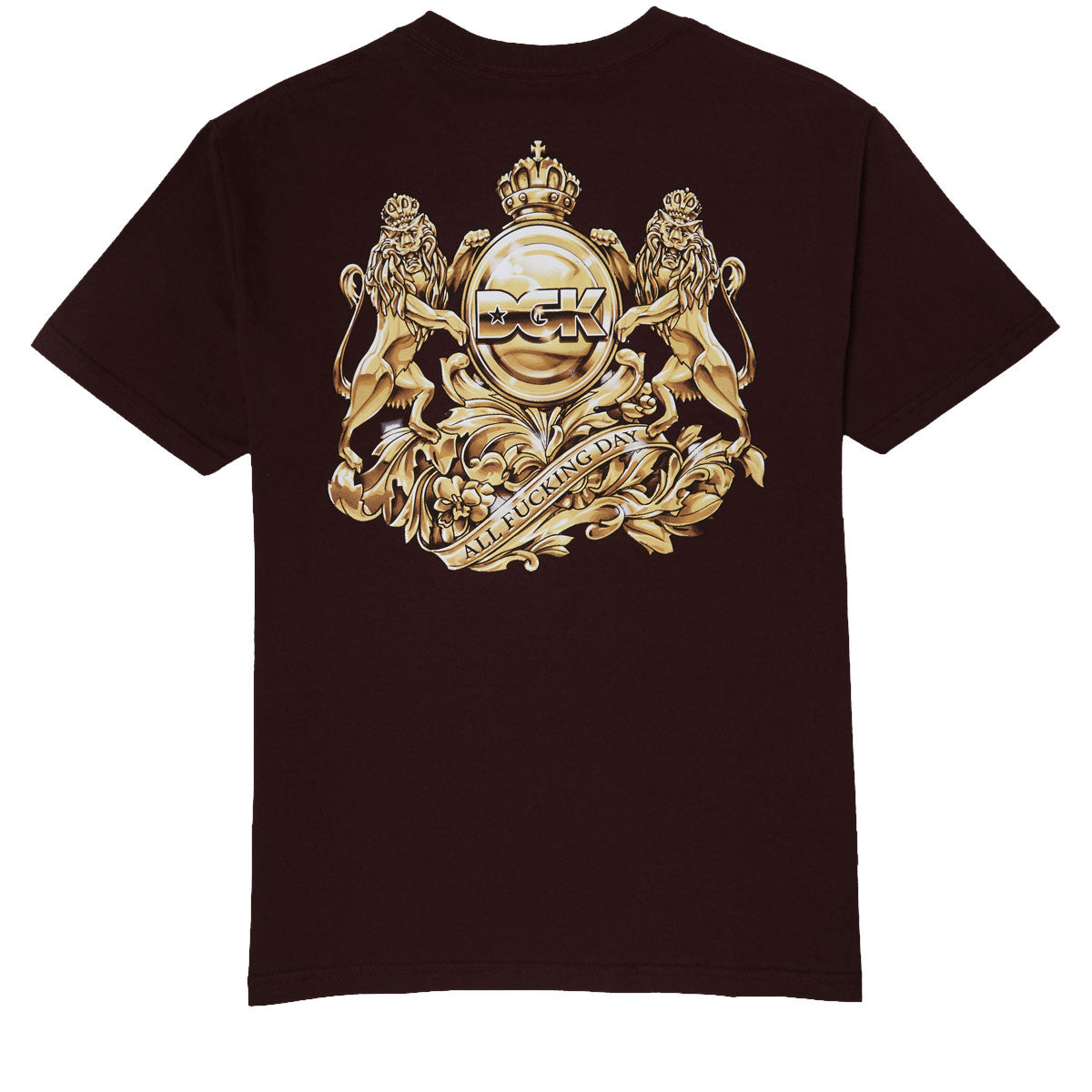 DGK Og Crest T-Shirt - Burgundy image 1