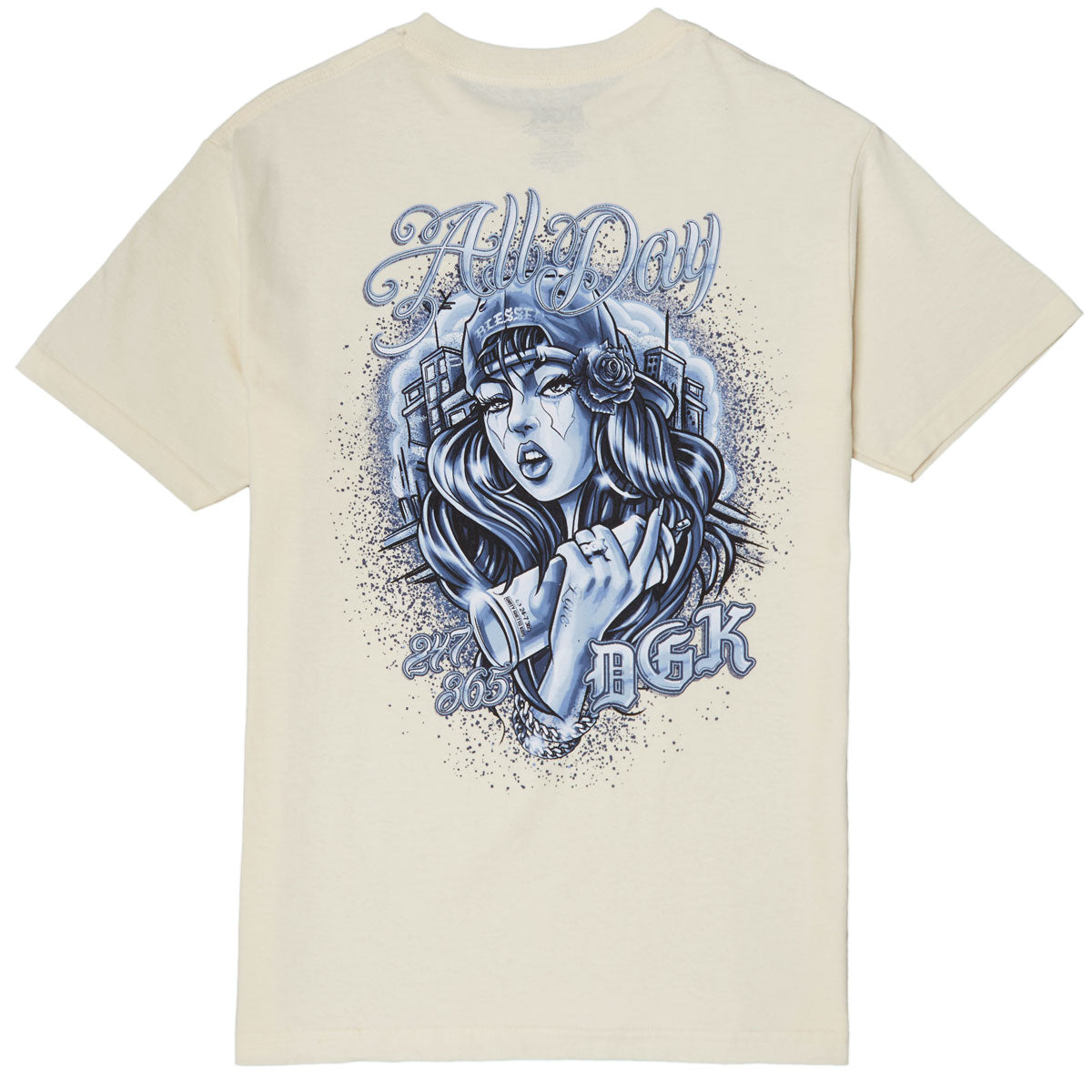 DGK Hyna T-Shirt - Cream image 1